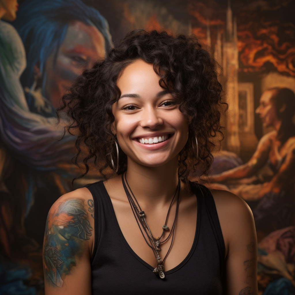 Portrait of the creator behind Calypso Pixels